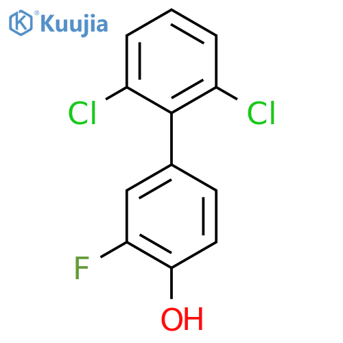 2',6'-Dichloro-3-fluoro-biphenyl-4-ol structure
