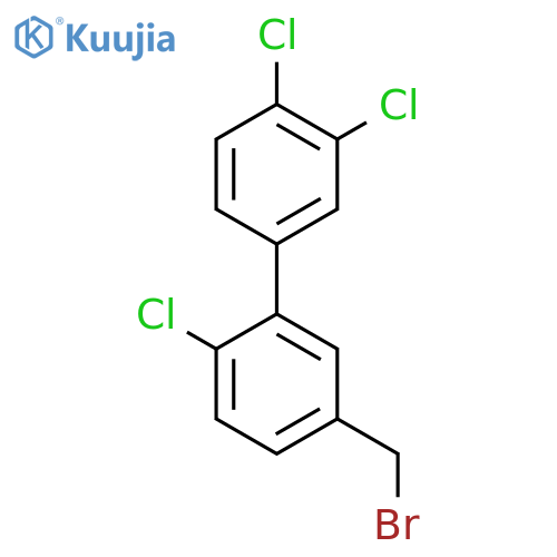 5'-Bromomethyl-2'-chloro-3,4-dichloro-biphenyl structure