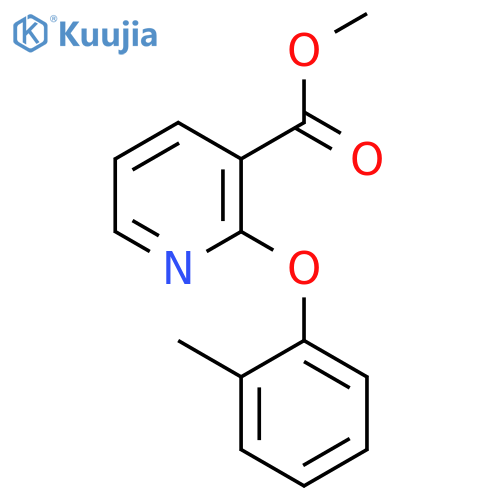 3-PYRIDINECARBOXYLIC ACID, 2-(2-METHYLPHENOXY)-, METHYL ESTER structure