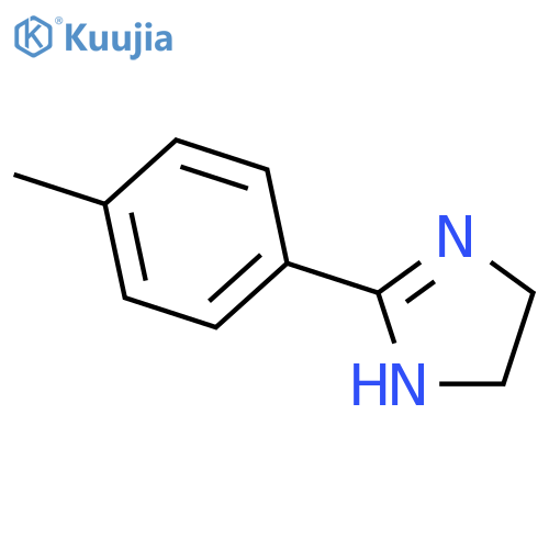 2-(4-methylphenyl)-4,5-dihydro-1H-imidazole structure