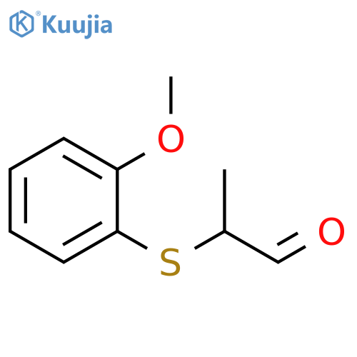 Propanal, 2-[(2-methoxyphenyl)thio]- structure