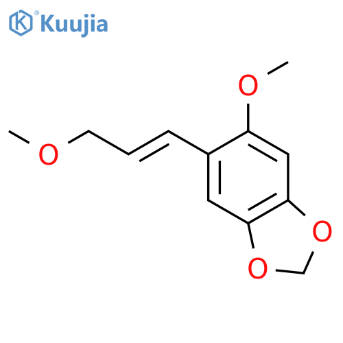 (E)-5-methoxy-6-(3-methoxyprop-1-enyl)benzo[d][1,3]dioxole structure