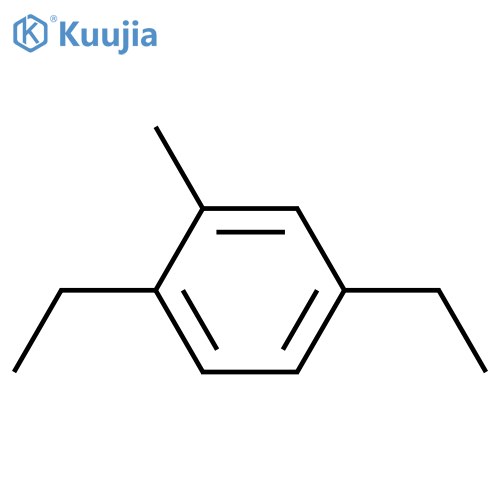 Benzene,1,4-diethyl-2-methyl- structure