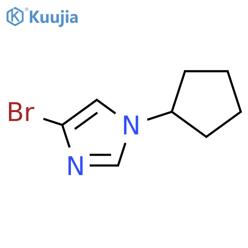4-Bromo-1-(cyclopentyl)imidazole structure