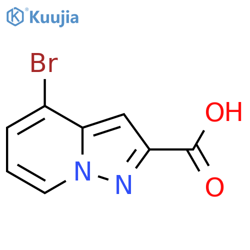 4-Bromopyrazolo[1,5-a]pyridine-2-carboxylic acid structure