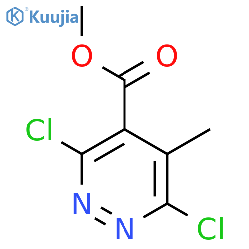 Methyl 3,6-dichloro-5-methylpyridazine-4-carboxylate structure