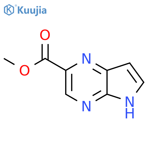 Methyl 5H-pyrrolo[2,3-B]pyrazine-2-carboxylate structure