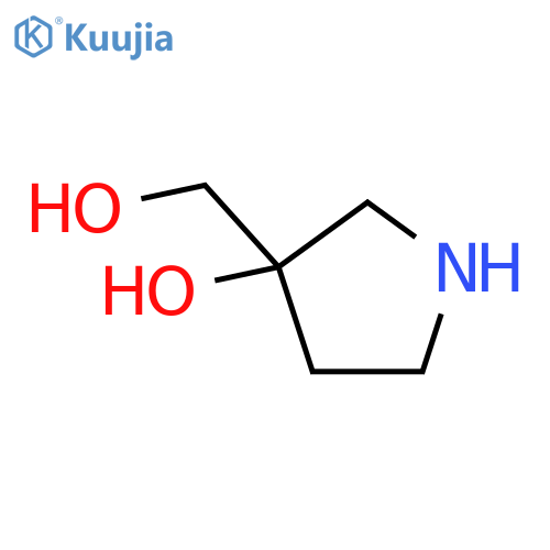3-(hydroxymethyl)pyrrolidin-3-ol structure
