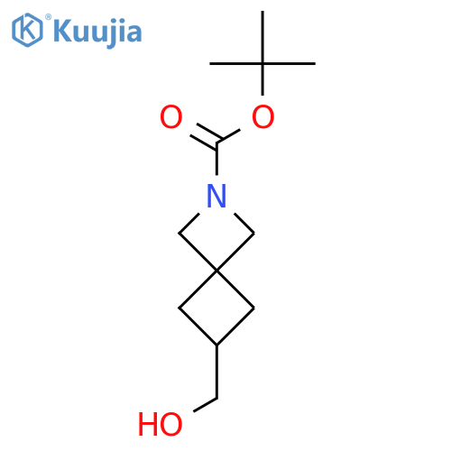 tert-butyl 6-(hydroxymethyl)-2-azaspiro[3.3]heptane-2-carboxylate structure