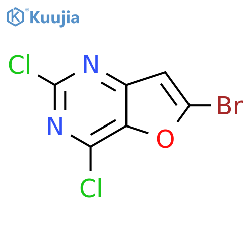 6-Bromo-2,4-dichlorofuro[3,2-d]pyrimidine structure