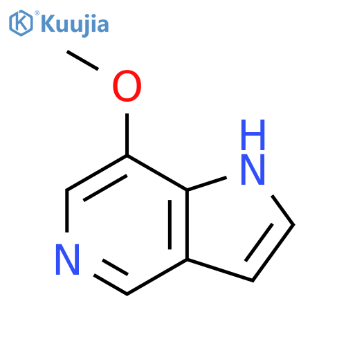 7-methoxy-1H-pyrrolo[3,2-c]pyridine structure