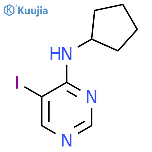 N-Cyclopentyl-5-iodopyrimidin-4-amine structure