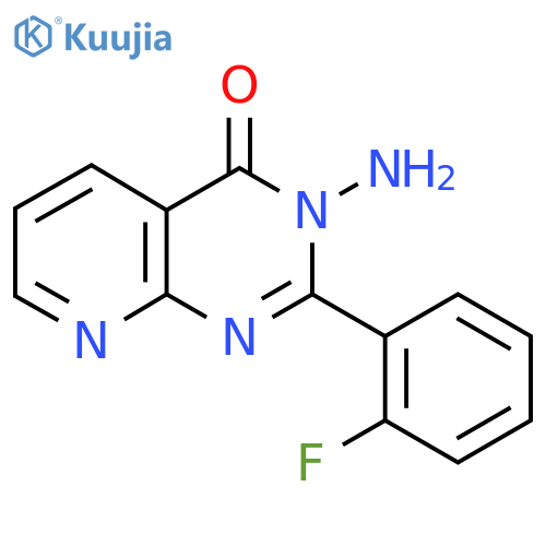 3-Amino-2-(2-fluorophenyl)pyrido[2,3-D]pyrimidin-4(3H)-one structure