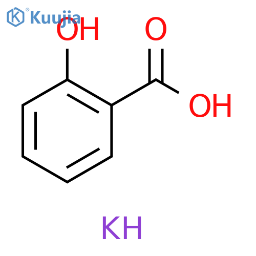 Benzoic acid, 2-hydroxy-, dipotassium salt structure