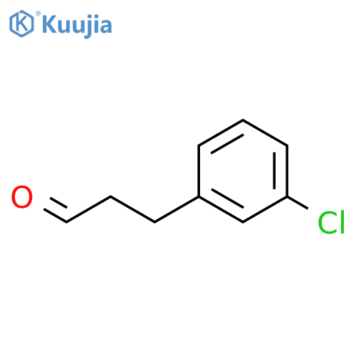 3-(3-Chlorophenyl)propanal structure