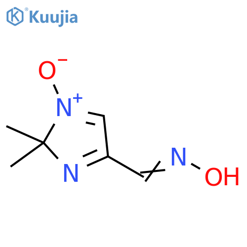 2H-Imidazole-4-carboxaldehyde, 2,2-dimethyl-, oxime, 1-oxide structure