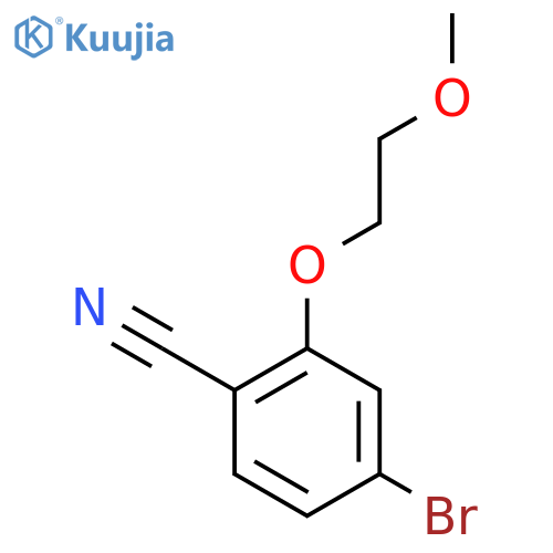 4-bromo-2-(2-methoxyethoxy)Benzonitrile structure