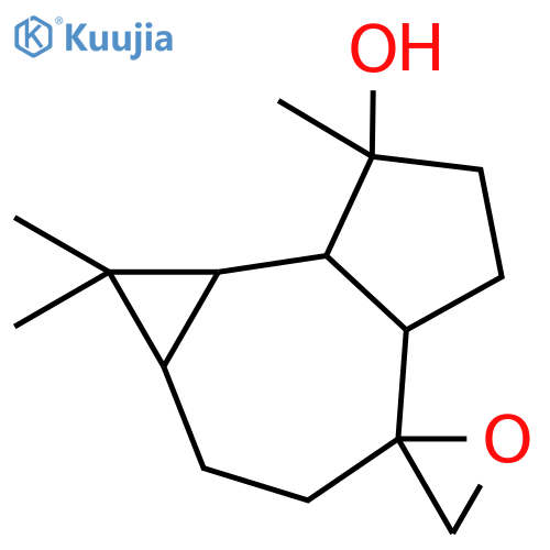 (1aR,4aS,7aS,7bR)-1,1,7-trimethyldecahydrospiro[cyclopropa[e]azulene-4,2'-oxiran]-7-ol structure