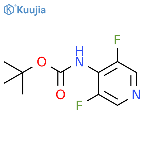 tert-Butyl (3,5-difluoropyridin-4-yl)carbamate structure