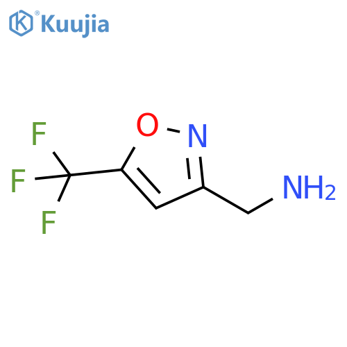 1-[5-(trifluoromethyl)-1,2-oxazol-3-yl]methanamine structure