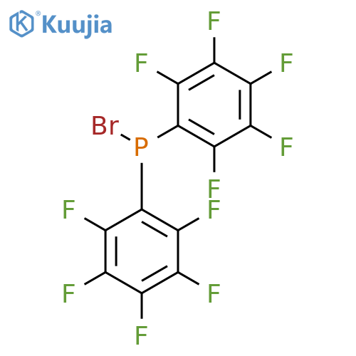 Phosphinous bromide,P,P-bis(2,3,4,5,6-pentafluorophenyl)- structure