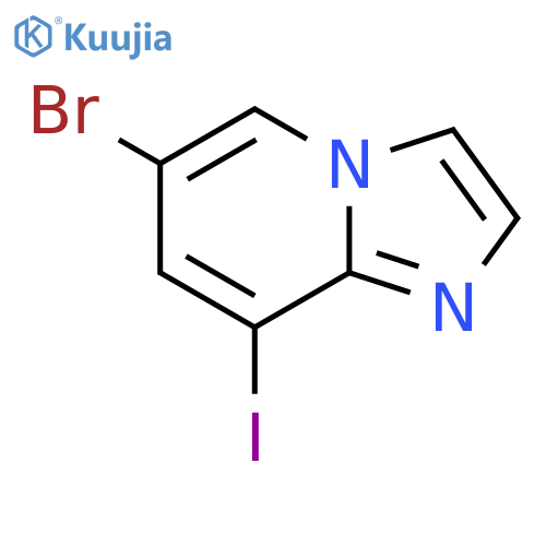 6-bromo-8-iodo-imidazo[1,2-a]pyridine structure