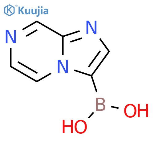 Boronic acid, B-imidazo[1,2-a]pyrazin-3-yl- structure