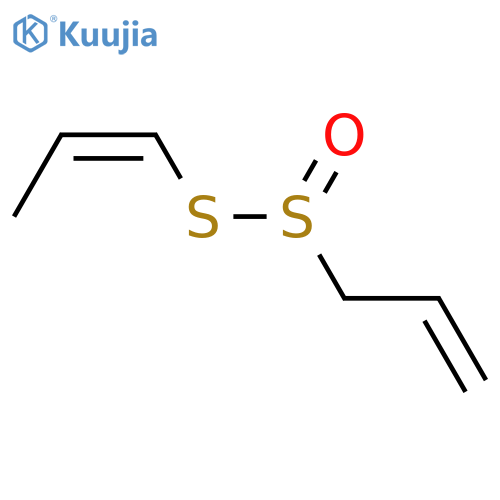 1-Propenyl 2-propenyl disulfide; (Z)-form, 4-Oxide structure