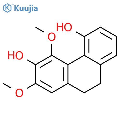 3,5-dihydroxy-2,4-dimethoxy-9,10-dihydrophenanthrene structure