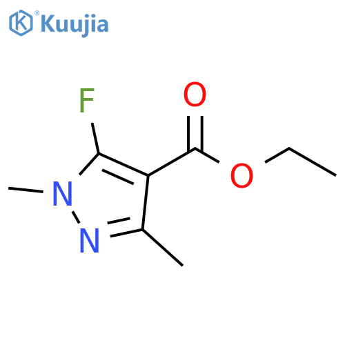 ethyl 5-fluoro-1,3-dimethyl-1H-pyrazole-4-carboxylate structure