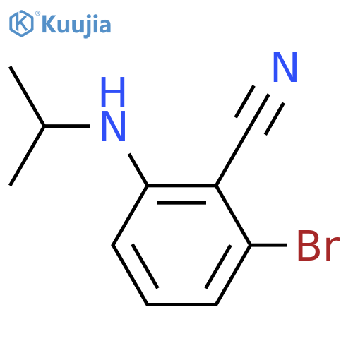 2-Bromo-6-(isopropylamino)benzonitrile structure