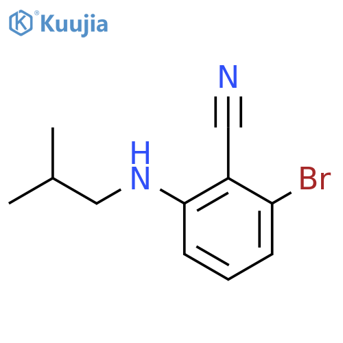 2-Bromo-6-(isobutylamino)benzonitrile structure