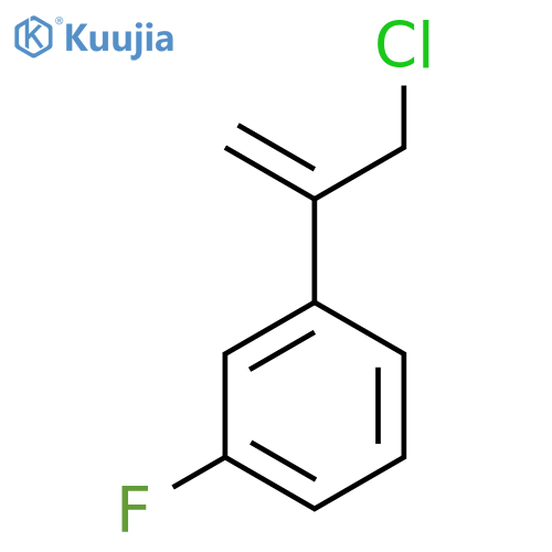 1-(3-chloroprop-1-en-2-yl)-3-fluorobenzene structure