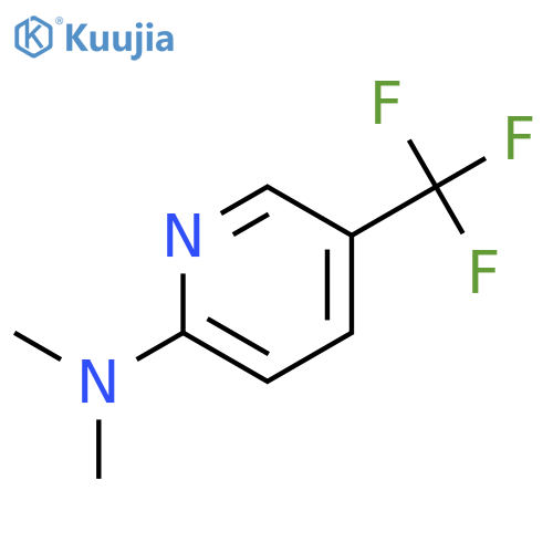 Dimethyl-(5-trifluoromethyl-pyridin-2-yl)-amine structure