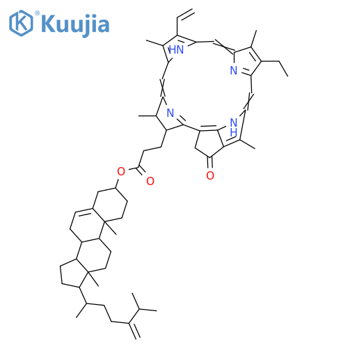 Pyrophaeophorbide a; Ester with Ergosta-5,24(28)-dien-3β-ol (#BZQ81-C) structure