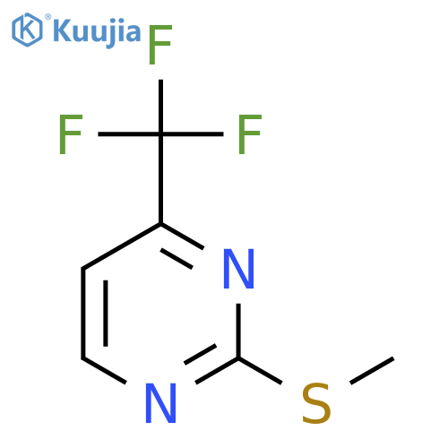 2-methylsulfanyl-4-(trifluoromethyl)pyrimidine structure
