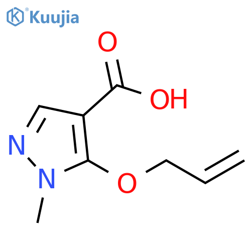 5-Allyloxy-1-methyl-1H-pyrazole-4-carboxylic acid structure