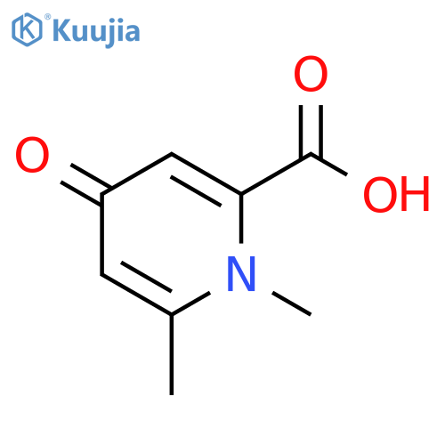 1,6-dimethyl-4-oxo-1,4-dihydropyridine-2-carboxylic acid structure