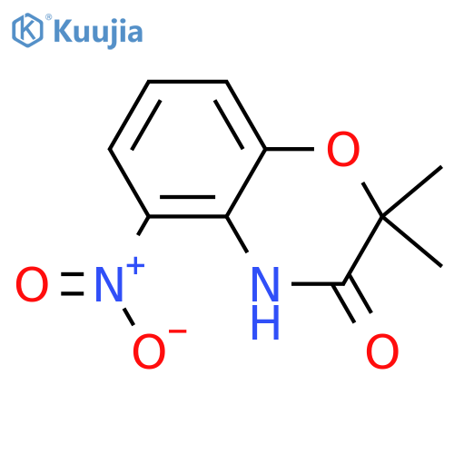 2,2-Dimethyl-5-nitro-2H-benzo[b][1,4]oxazin-3(4H)-one structure