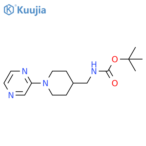Tert-Butyl N-[1-(pyrazin-2-yl)piperidin-4-yl]methylcarbamate structure