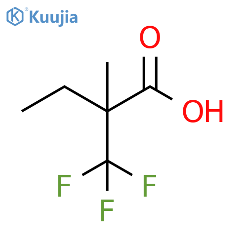 2-METHYL-2-(TRIFLUOROMETHYL)BUTANOIC ACID structure