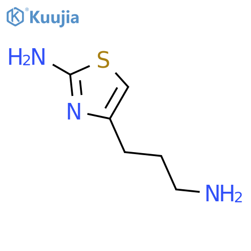 4-(3-Aminopropyl)-1,3-thiazol-2-amine dihydrochloride structure