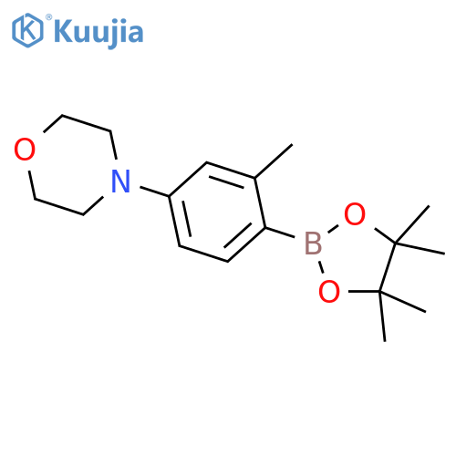 2-Methyl-4-(morpholino)phenylboronic acid pinacol ester structure