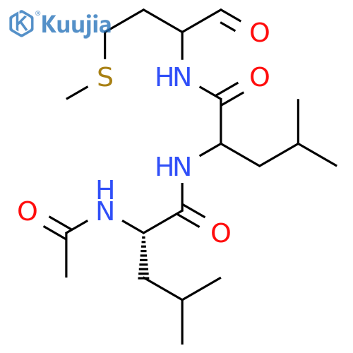 N-Acetyl-L-leucyl-L-leucyl-L-methional structure