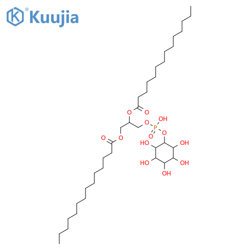myo-Inositol,1-[2,3-bis[(1-oxotetradecyl)oxy]propyl hydrogen phosphate] structure