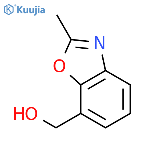 (2-methyl-1,3-benzoxazol-7-yl)methanol structure
