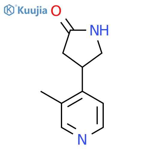 4-(3-methylpyridin-4-yl)pyrrolidin-2-one structure