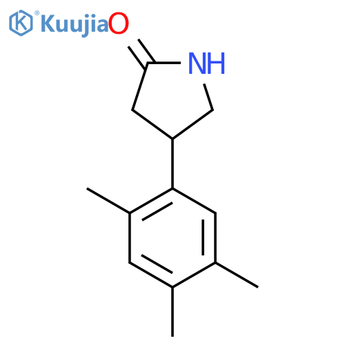 4-(2,4,5-trimethylphenyl)pyrrolidin-2-one structure