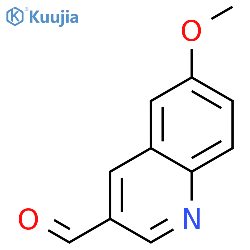 6-Methoxyquinoline-3-carboxaldehyde structure