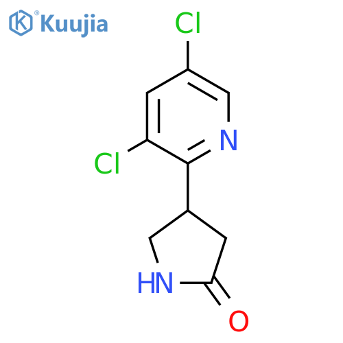 4-(3,5-dichloropyridin-2-yl)pyrrolidin-2-one structure